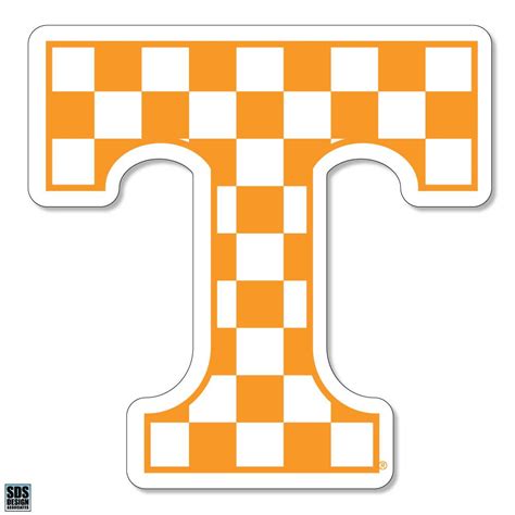 Vols | Tennessee 2" Checkerboard Logo Durable Sticker | Alumni Hall