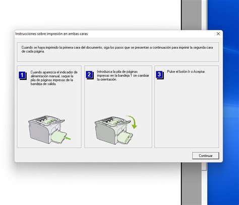 Solved: HP LaserJet P1006 - Dialog Box for manual 2-sided printing i ...