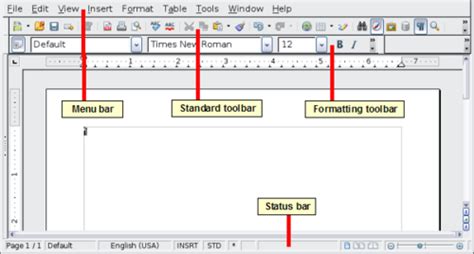 The Writer interface - Apache OpenOffice Wiki