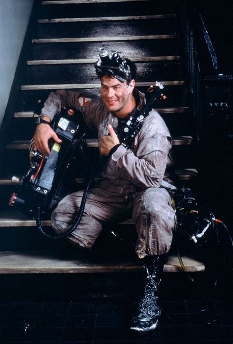 Dan Aykroyd as Ray Stantz behind the scenes on #Ghostbusters (1984 ...