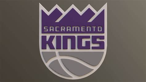 NBA Sacramento Kings Logo Printable and Renderable - 3D Model by danyelon