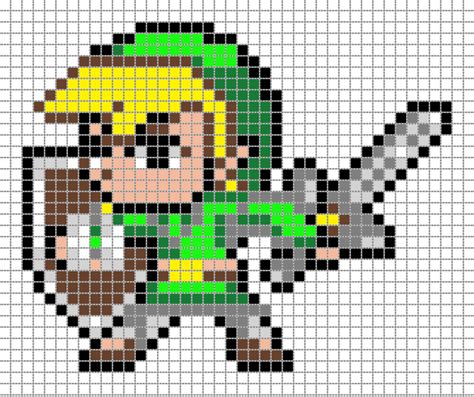 Link Pixel Art Grid by Matbox99 on deviantART | Link pixel art, Pixel ...