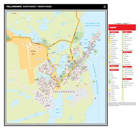 Yellowknife, NT Map by Mapmobility Corp. | Avenza Maps