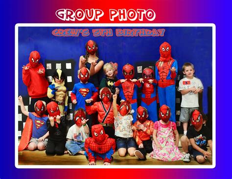 Christiansen Family- Our family blog: Crew's 5th Spiderman Birthday Party