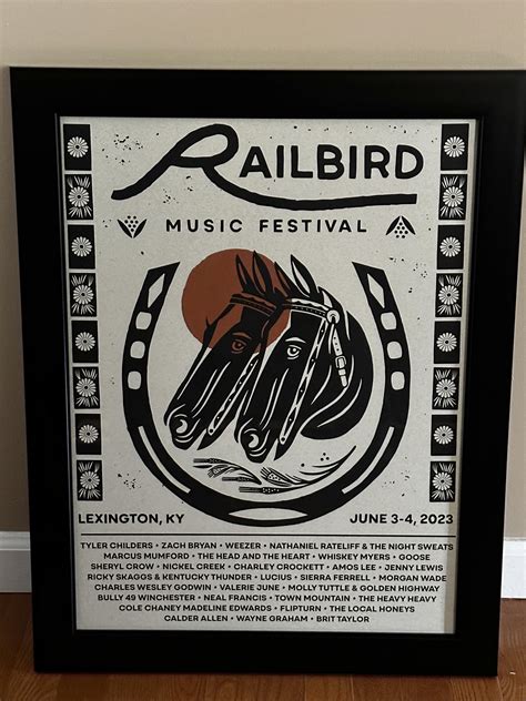 Railbird Music Festival 2023 : r/concertposterporn