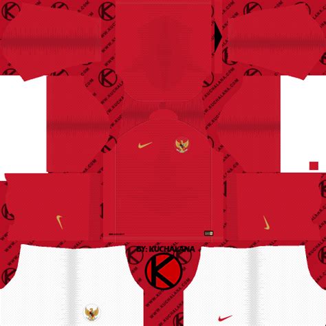 Indonesia 2018 Nike Kit - Dream League Soccer Kits - Kuchalana