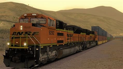 EMD SD70ACe BNSF Containerzug USA Cab Ride Führerstandsmitfahrt Train Simulator 2017 - YouTube