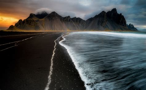 Black Sand Beach Iceland Wallpapers - Wallpaper Cave