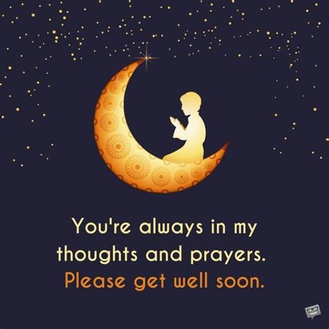 You're always in my thoughts and prayers. Please get well soon. Get ...