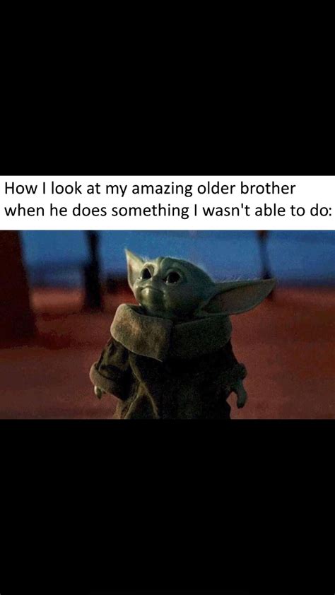 I love my brother : r/wholesomememes