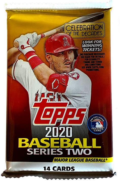 MLB Topps 2020 Series 2 Baseball Trading Card Retail Pack [14 Cards ...