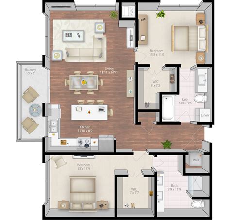 shouse? Mill & Main luxury apartments floor plans # ...