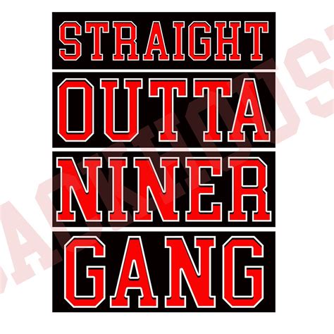 Niner Gang Instant Download, Digital Download PNG, PDF - Etsy