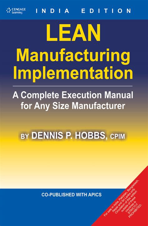 Lean Manufacturing Implementation : A Complete Execution Manual for Any ...