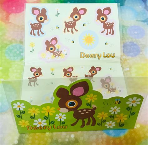 Deery Lou Stickers Sanrio Stickers Deery Lou the Cheerful | Etsy