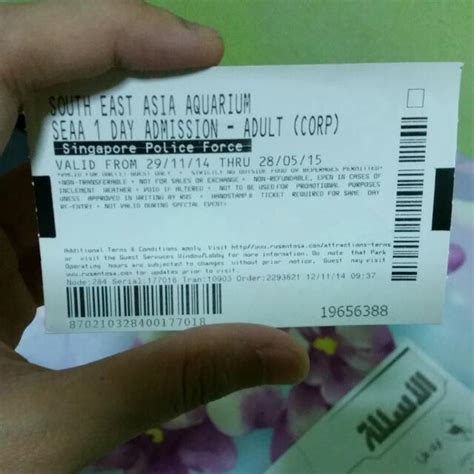 (RESERVED) SEA Aquarium Adult Ticket, Tickets & Vouchers, Local Attractions & Transport on Carousell