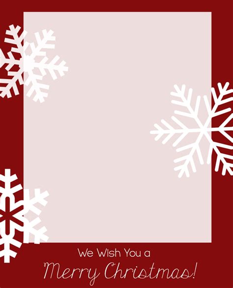 Free Christmas Card Templates - Crazy Little Projects | Christmas photo card template, Christmas ...