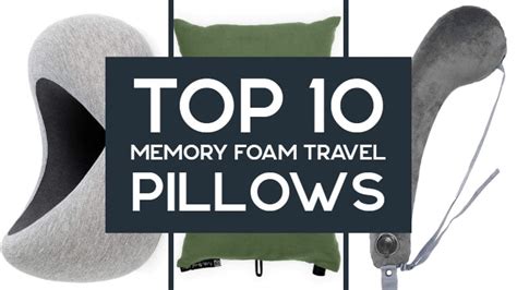 The 10 Best Memory Foam Travel Pillows (That Actually Work)