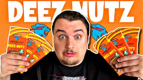 Eating MrBeast's Nuts (New Deez Nuts Flavor) - YouTube
