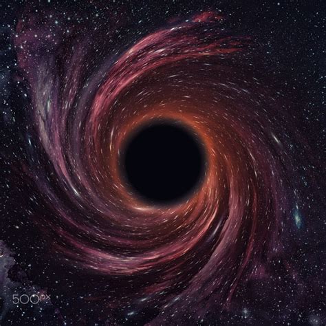 Black hole in space. Elements of this image furnished by NASA. | Black ...