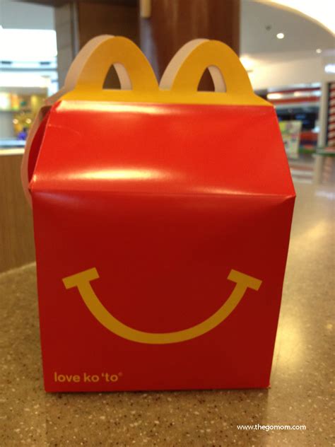 Mcdonald's Happy Meal Box Template