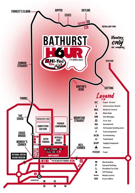 Track Map - Bathurst 6 Hour