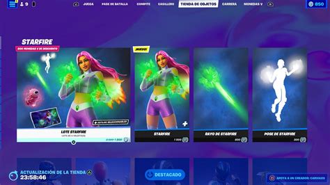 NUEVA SKIN DE STARFIRE EN FORTNITE ...!! - YouTube