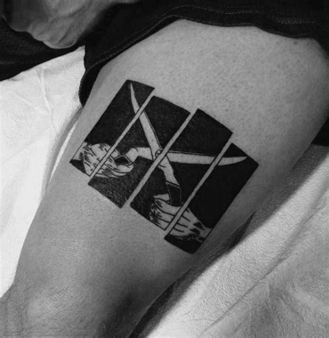 50 Black Flag Tattoo Designs For Men - Rock Band Ink Ideas