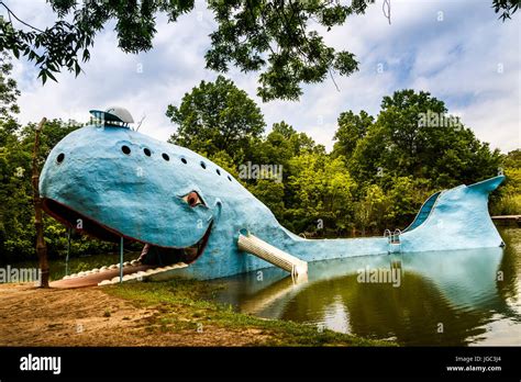 The Blue Whale, Catoosa, Historic Route 66, Oklahoma Stock Photo - Alamy