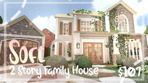 Roblox | Bloxburg: Soft 2 Story Family House | House Build - YouTube