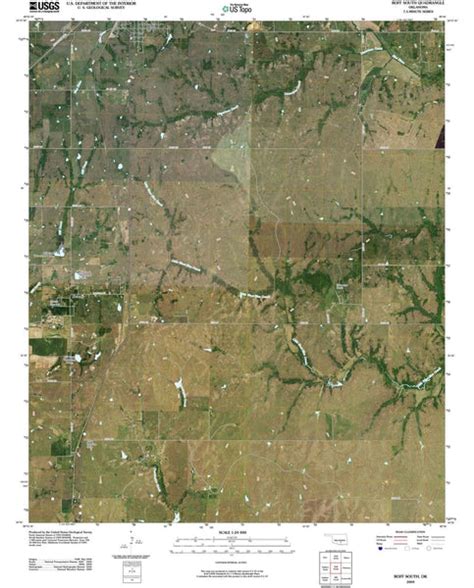 2009 Roff South, OK - Oklahoma - USGS Topographic Map - Historic Pictoric