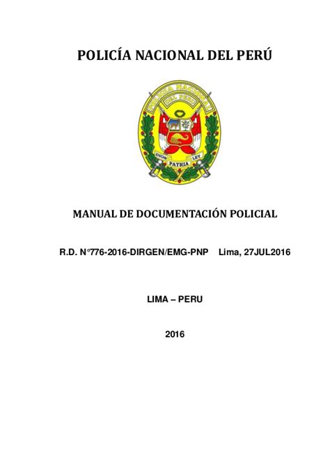 Escala De Grados De La Policia Nacional Del Peru 2019