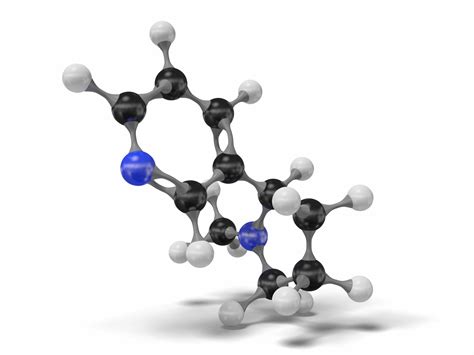 Nicotine molecule c10h14n2 modeled 3D model - TurboSquid 1537471