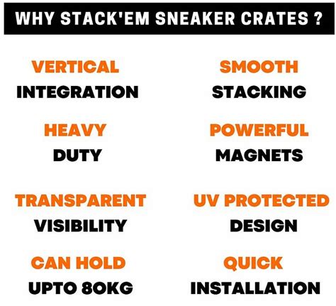 Stack'Em Sneaker Crates | Shoe Crates (Side Drop)