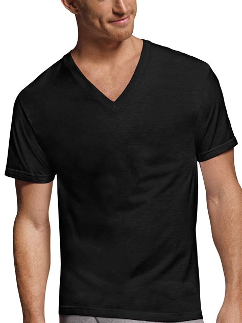 Men's ComfortBlend V-Neck T-Shirts - 3 pack - Walmart.com