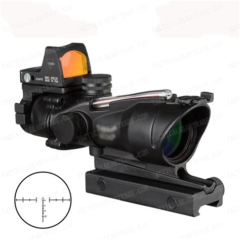 ACOG Type TA01NSN 4x32 Cross Sight Scope w/OP Red Dot Sight #B for $141.74