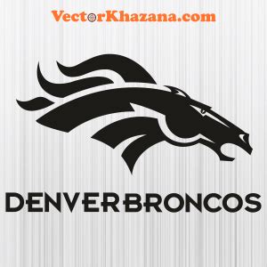 Denver Broncos Logo Black Svg Png online in USA