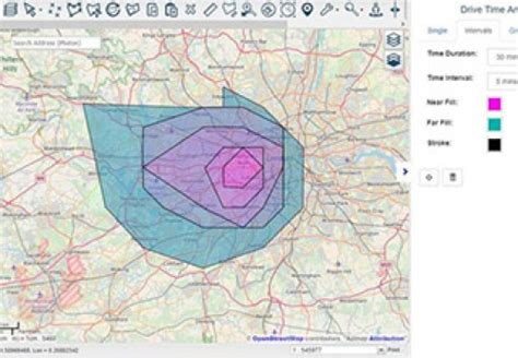 Drive Time Map Radius