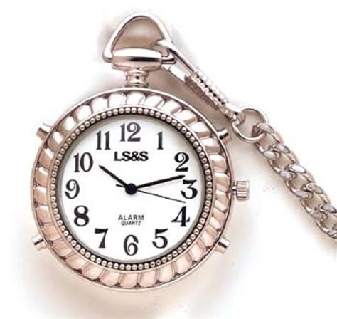 Mens Analog Talking Pocket Watch for the Blind