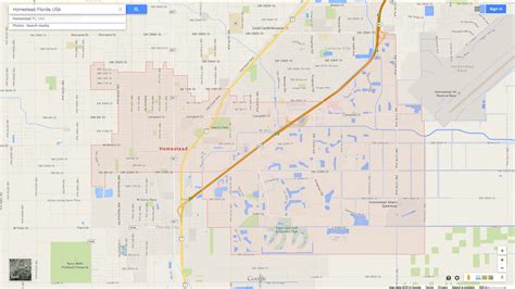 Homestead Florida Map - Homestead Florida Map - Printable Maps