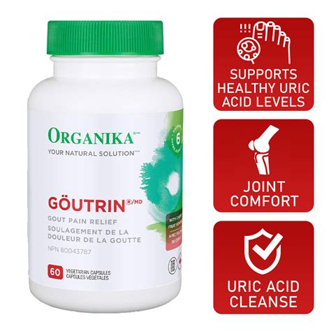 Organika Goutrin - Gout Pain Relief, Uric Acid Supplement | NTUC FairPrice