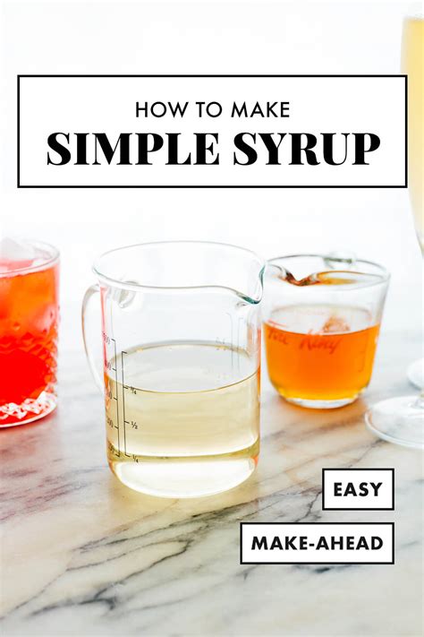 How To Make Simple Syrup For Tails Recipe - Infoupdate.org