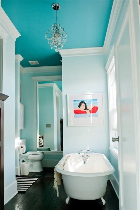 The Best Ceiling Paint Color for Every Type of Room | Bathroom ceiling paint, Blue ceilings ...