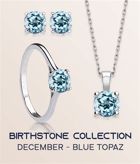 December Birthstone Set – Blue Topaz – Heathorns