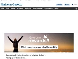 The Malvern Gazette Reader Rewards | Loyalty Rewards Program | United Kingdom - Rewards.Show