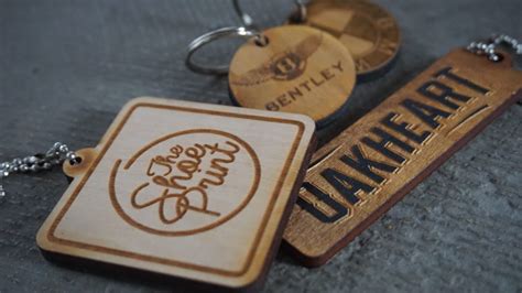 Custom Design Wood Keychain