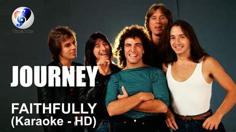 Journey - Faithfully - (Minus One - Lyrics - Karaoke) - YouTube