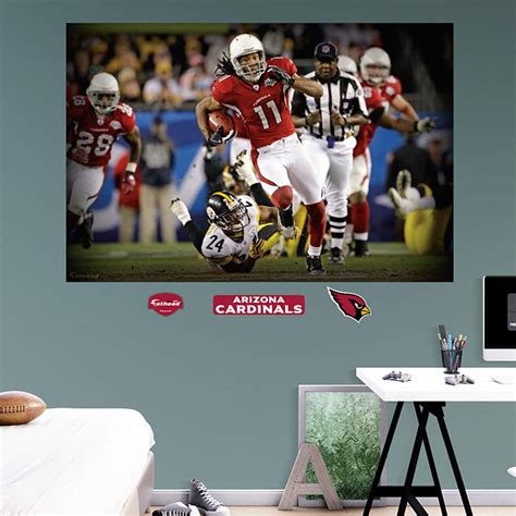 Larry Fitzgerald Super Bowl Moment Mural Wall Decal | Shop Fathead® for ...