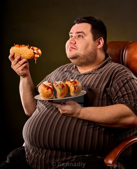 Obese People Eating