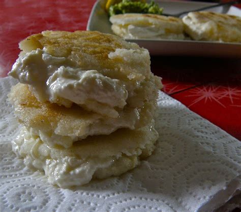 Cheese-Bellied Arepas with Guacamole - A Calculated Whisk